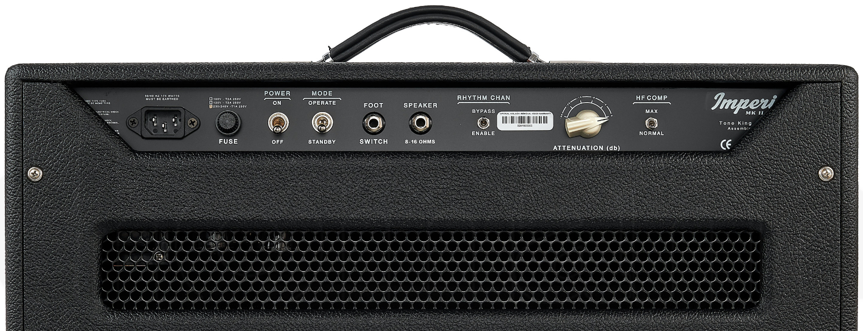 Tone King Imperial Mk Ii Head 20w Black - Cabezal para guitarra eléctrica - Variation 4