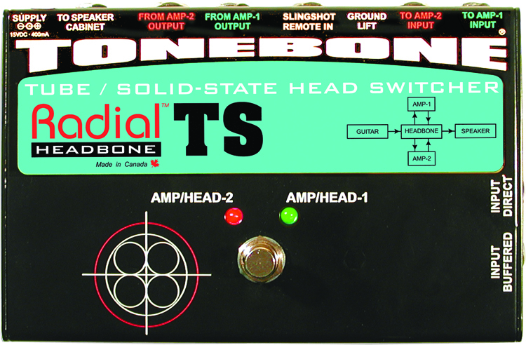 Tonebone Headbone Ts Tube & Solid State Amp Head - Pedalera de control - Main picture
