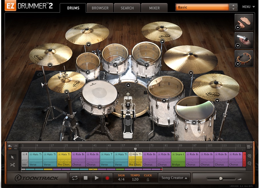 Toontrack Ez Drummer 2 - Sound Librerias y sample - Variation 2