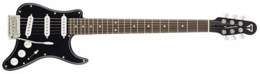 Traveler Guitar Travelcaster Deluxe Sss Trem Wal +housse - Black - Guitarra eléctrica de viaje - Main picture