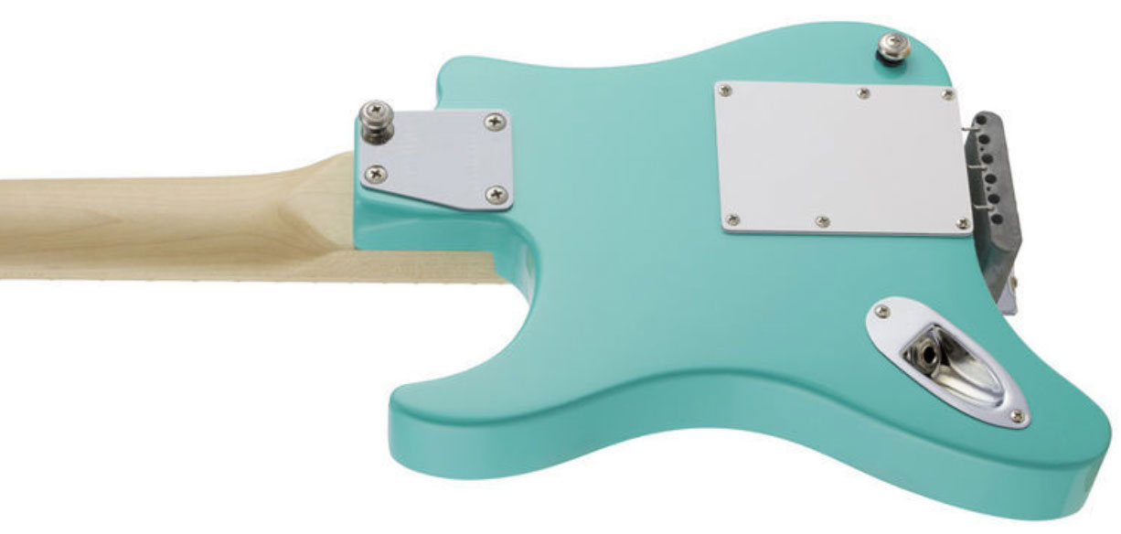 Traveler Guitar Travelcaster Deluxe Sss Trem Wal +housse - Surf Green - Guitarra eléctrica de viaje - Variation 2