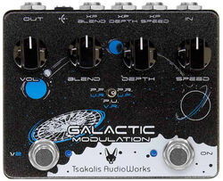 Pedal de chorus / flanger / phaser / modulación / trémolo Tsakalis audioworks Galactic Modulation