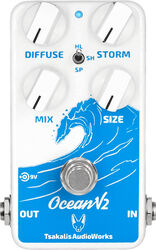 Pedal de reverb / delay / eco Tsakalis audioworks Ocean v2 Reverb