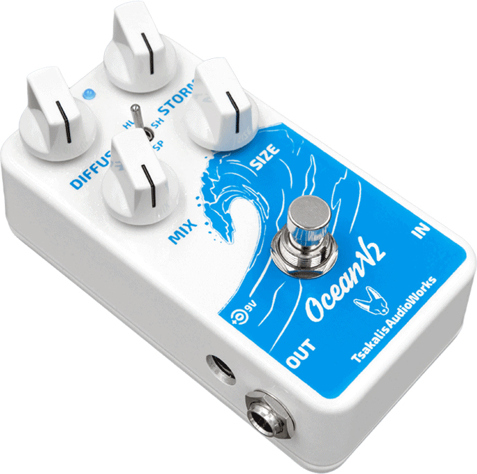 Tsakalis Audioworks Ocean V2 Reverb - Pedal de reverb / delay / eco - Variation 1