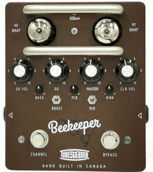 Preamplificador para guitarra eléctrica Tubesteader Beekeeper v2 Tube Overdrive Preamp