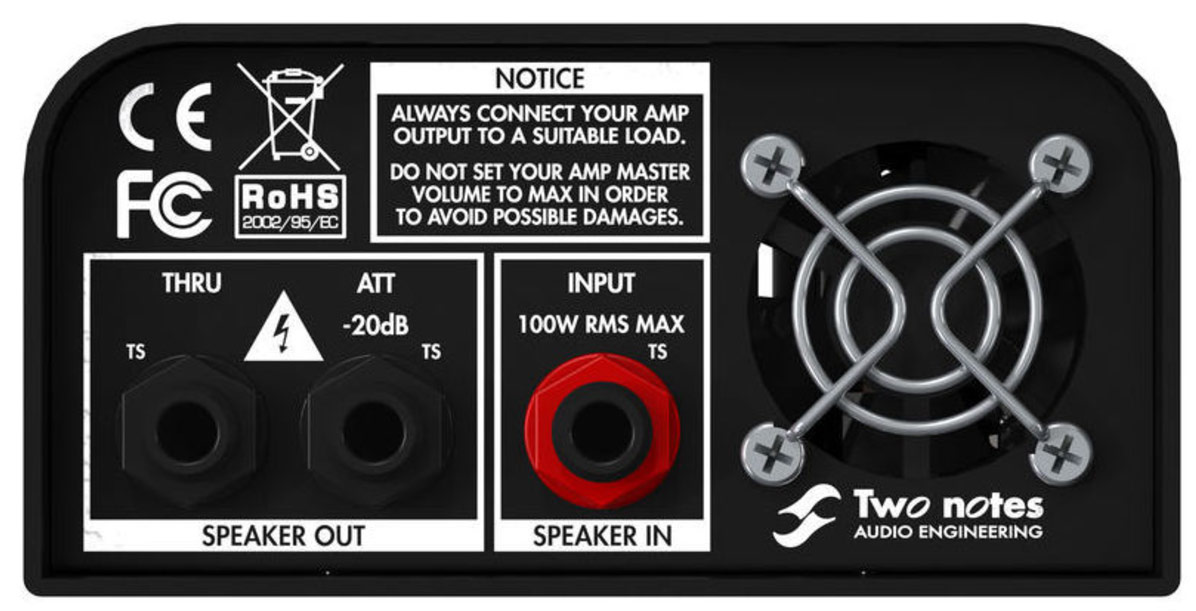 Two Notes Torpedo Captor 4-ohms - - Cabinet Simulator - Variation 3