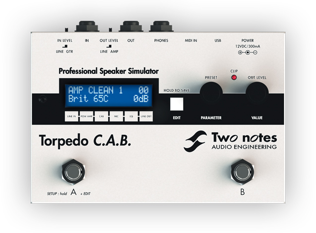 Two Notes Torpedocab - Pedalera multiefectos para guitarra eléctrica - Variation 2