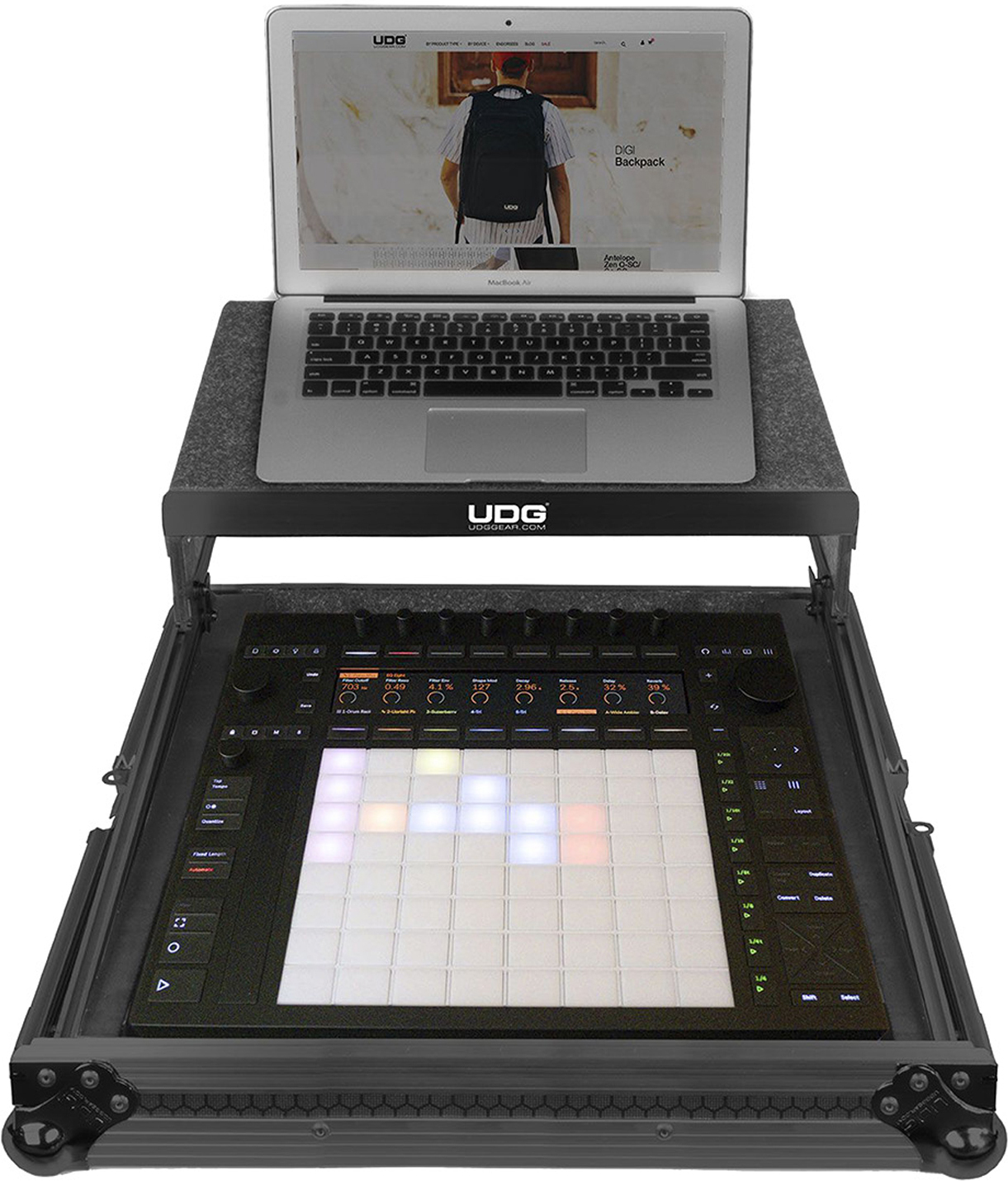 Udg U 91091 Bl - Flightcase DJ - Main picture