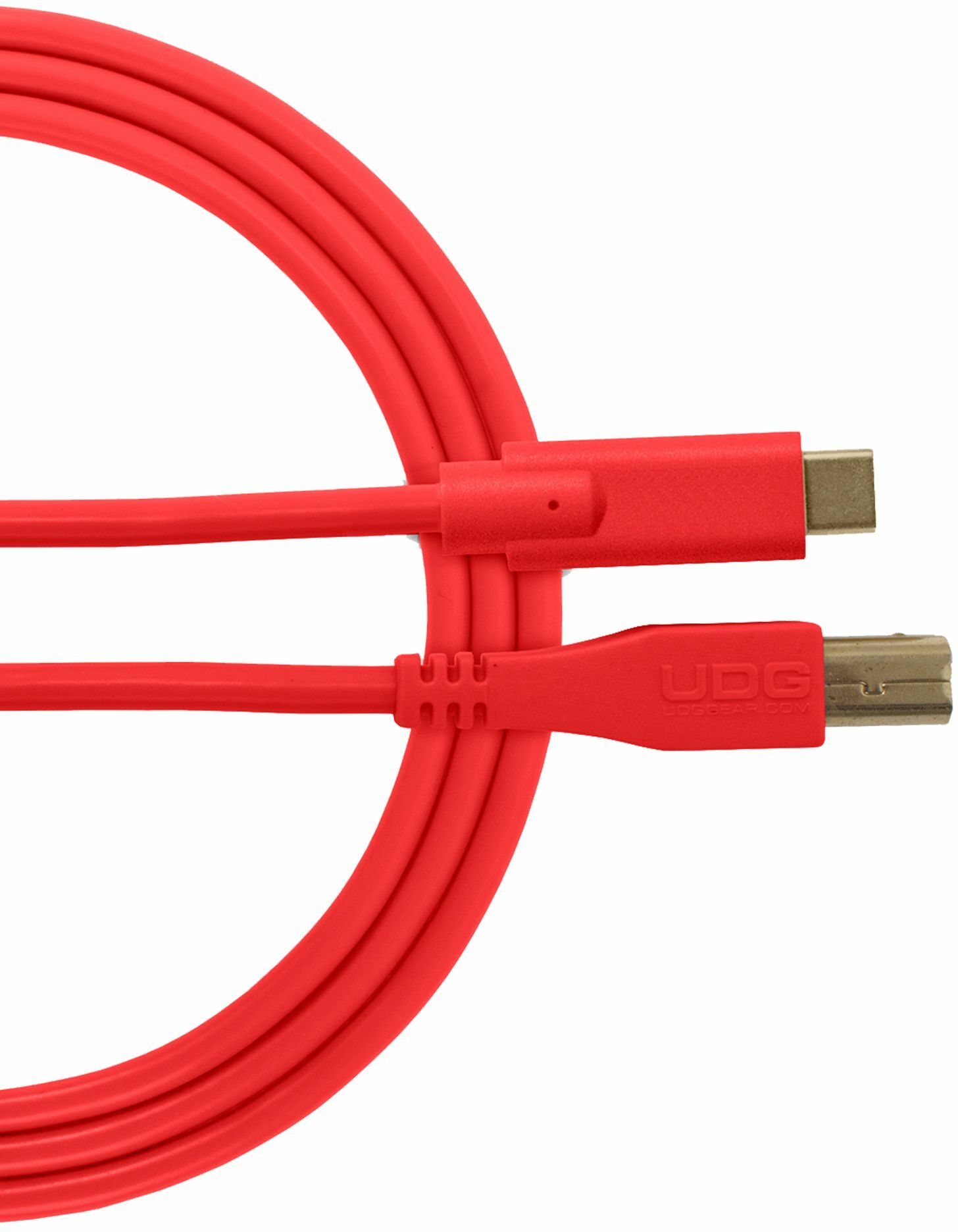 Udg U 96001 Rd (cable Usb 2.0 C-b Rouge Droit 1.5m) - Cable - Main picture