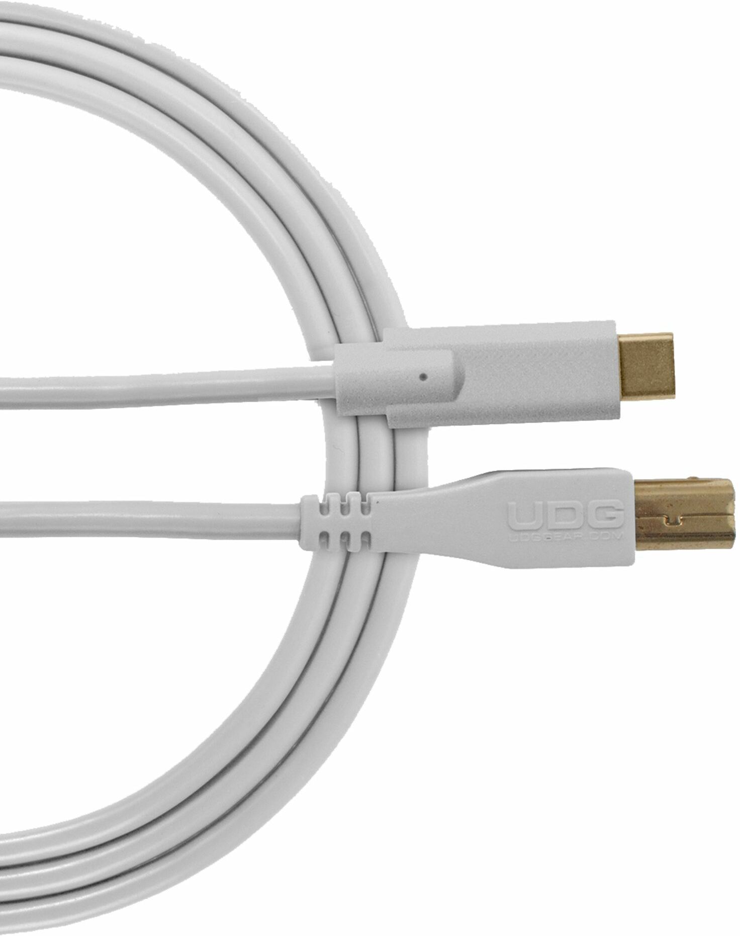Udg U 96001 Wh (cable Usb 2.0 C-b Blanc Droit 1.5m) - Cable - Main picture