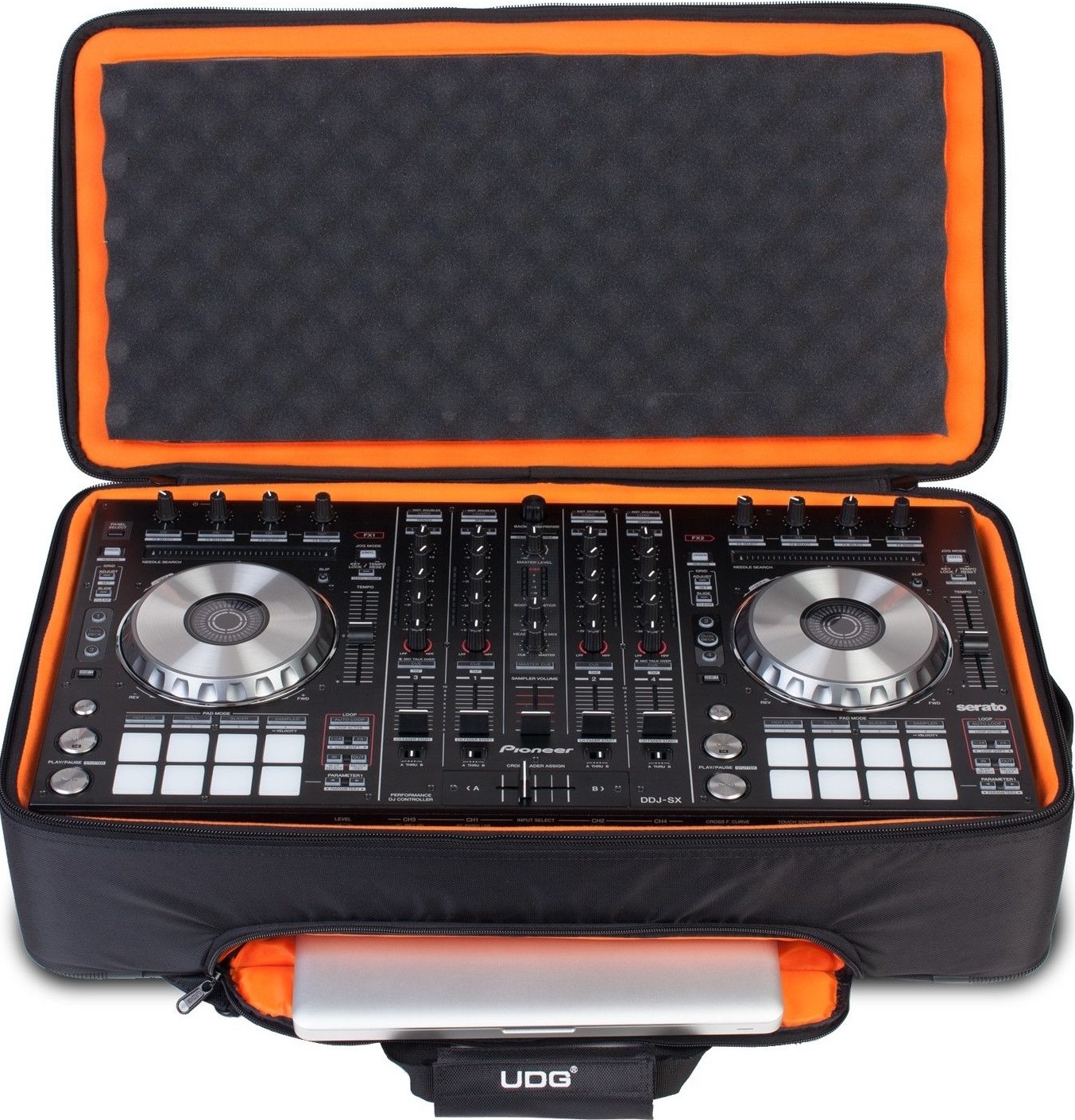 Udg Ultimate Midi Controller Backpack Large Black/orange Inside Mk2 - Trolley DJ - Main picture