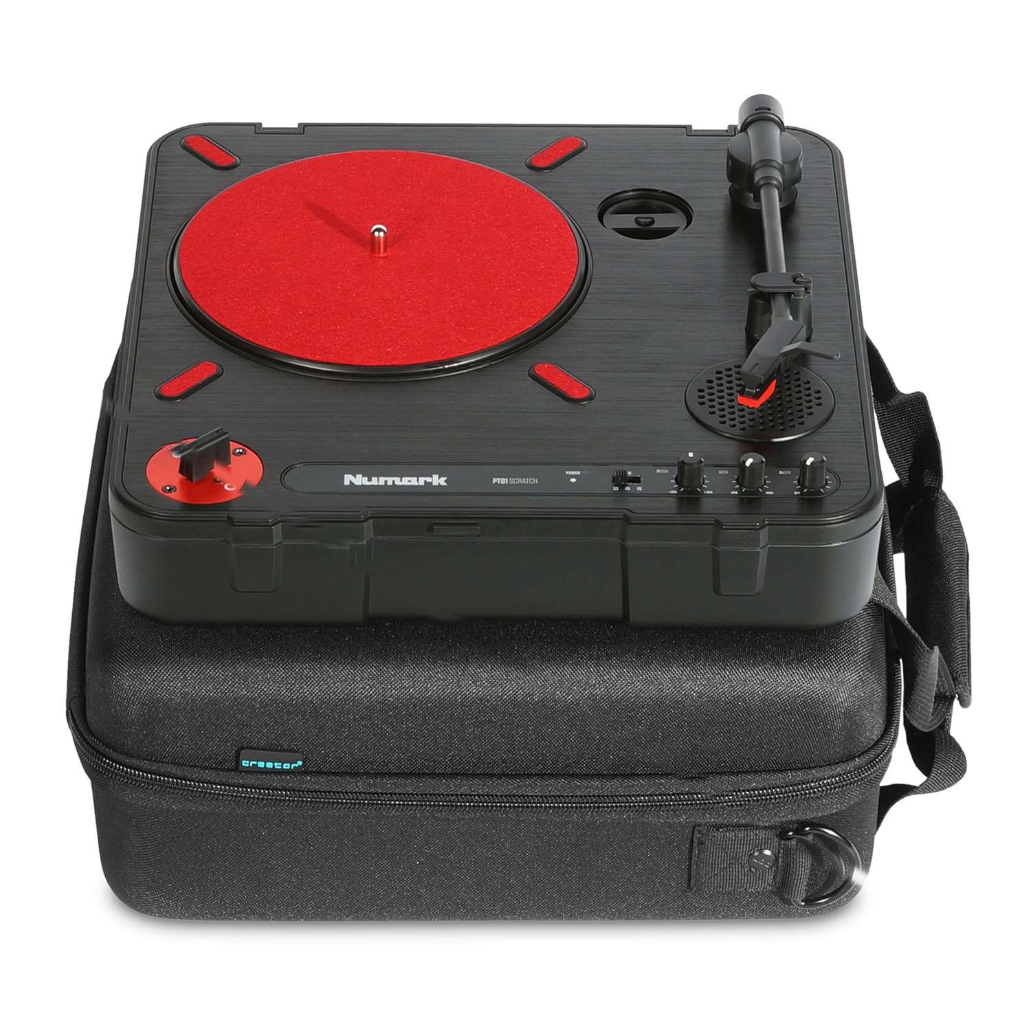 Udg Creator Pioneer Xdj-700 / Numark Pt01 Scratch Turntable Usb Hardcase Black - Funda DJ - Variation 5