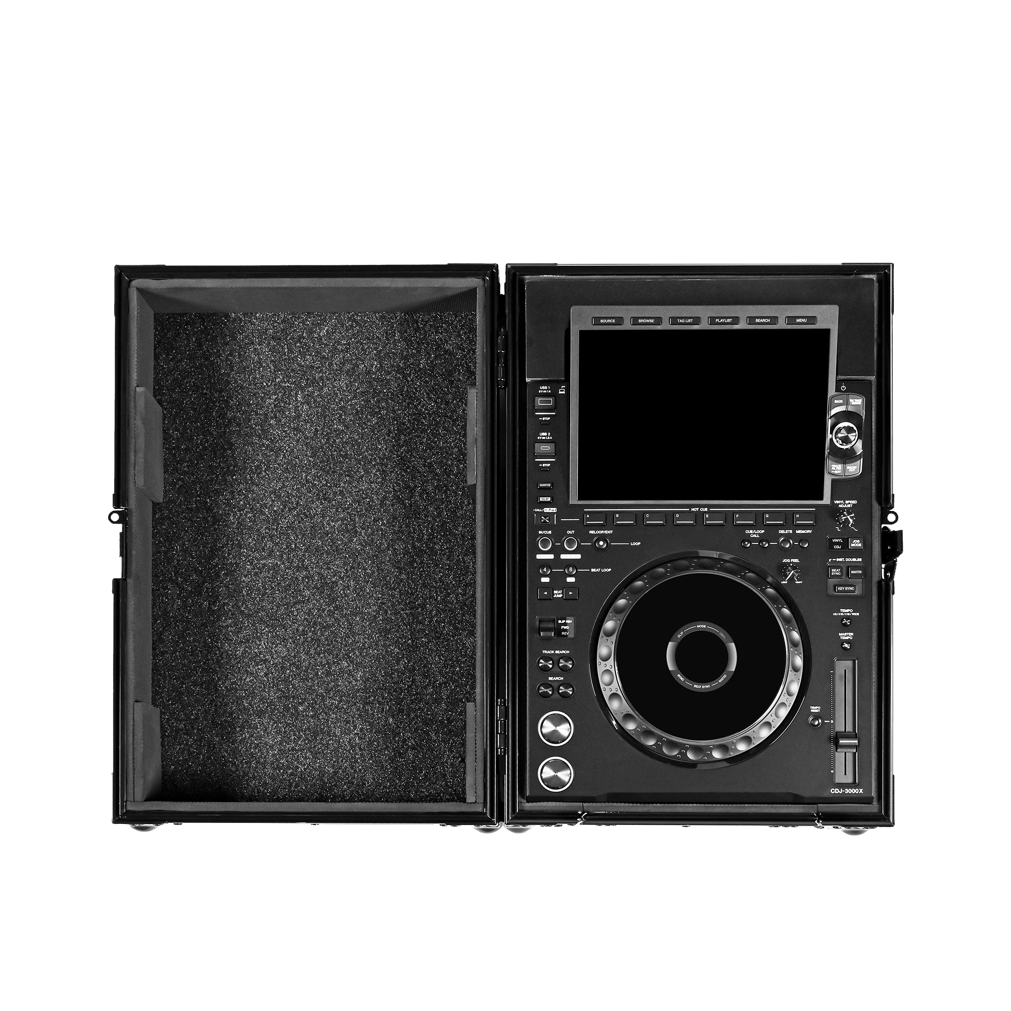 Udg U 91110 Bl (cdj-3000 X) - Flightcase DJ - Variation 1