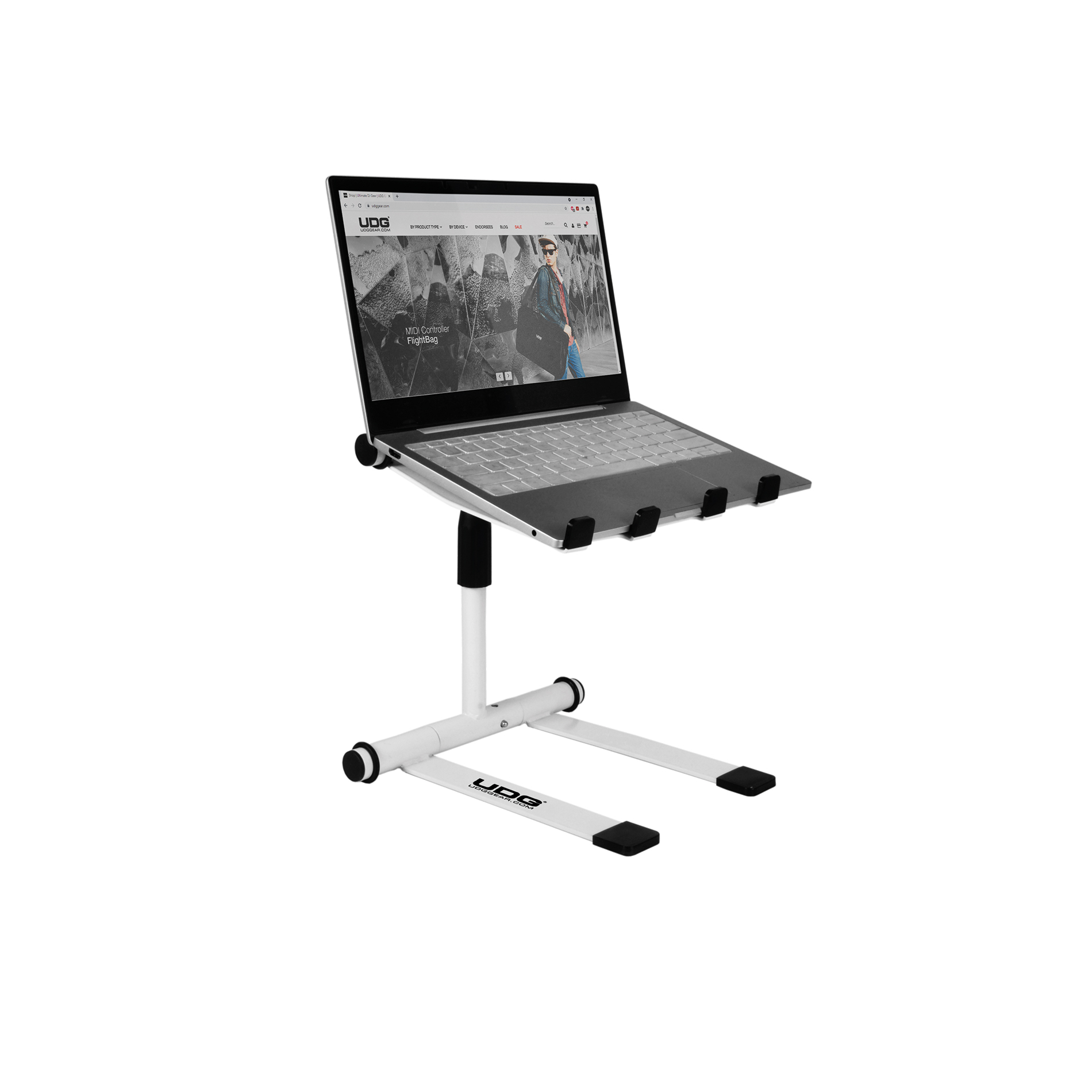 Udg U 96111 Wh Support Laptop Blanc - DJ Access - Variation 2