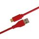 U 98001 RD (USBC - USBA) 1,5m Rouge