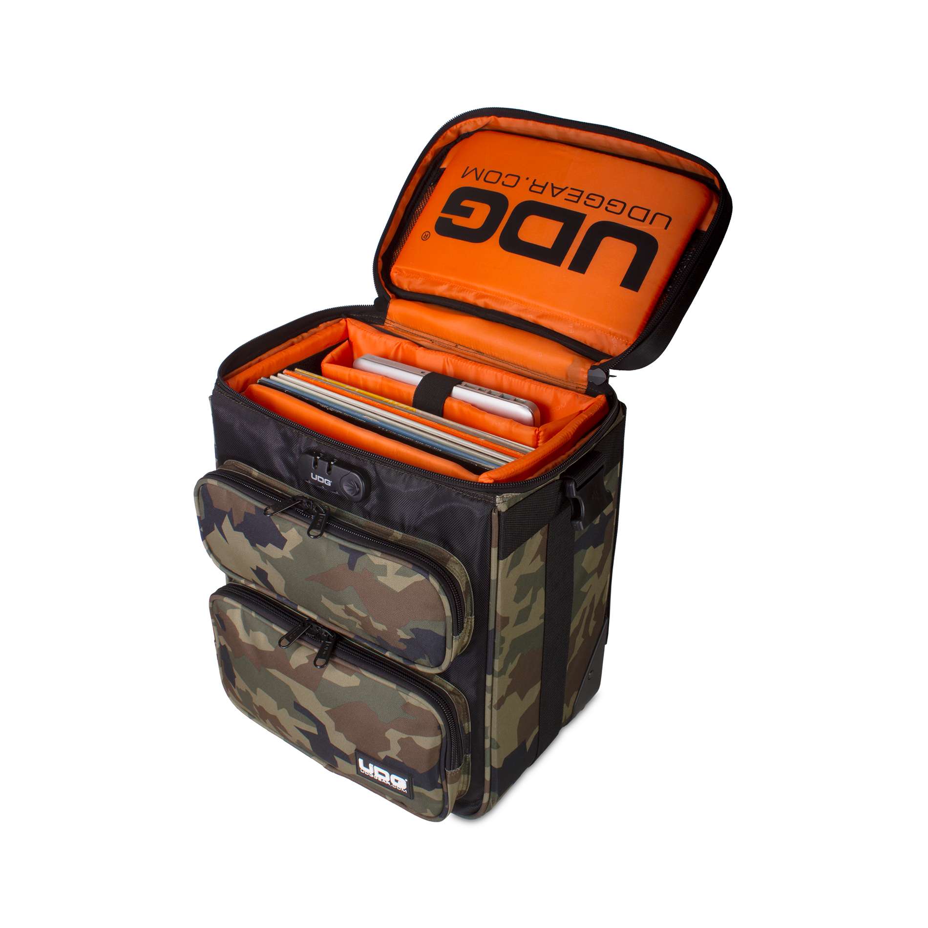 Udg U 9880 Bc-or(digi Trolley To Go Black Camo Orange) - Trolley DJ - Variation 2