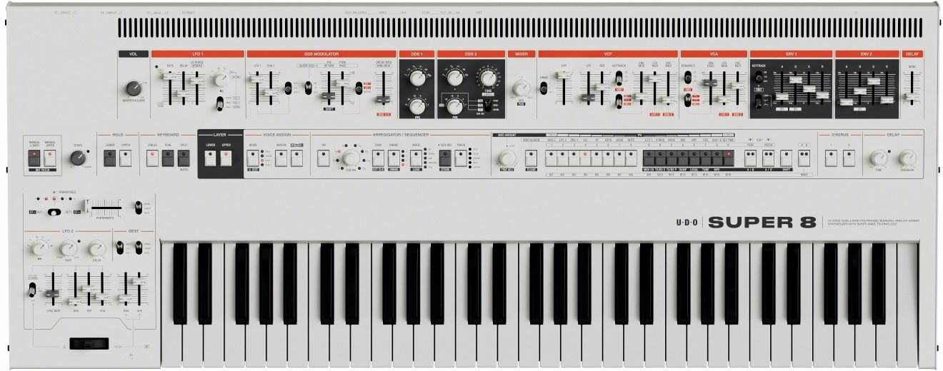 Udo Audio Super 8 Keyboard White - Sintetizador - Main picture