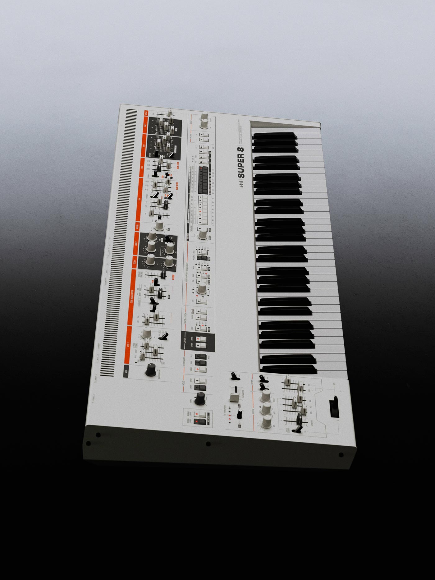 Udo Audio Super 8 Keyboard White - Sintetizador - Variation 5