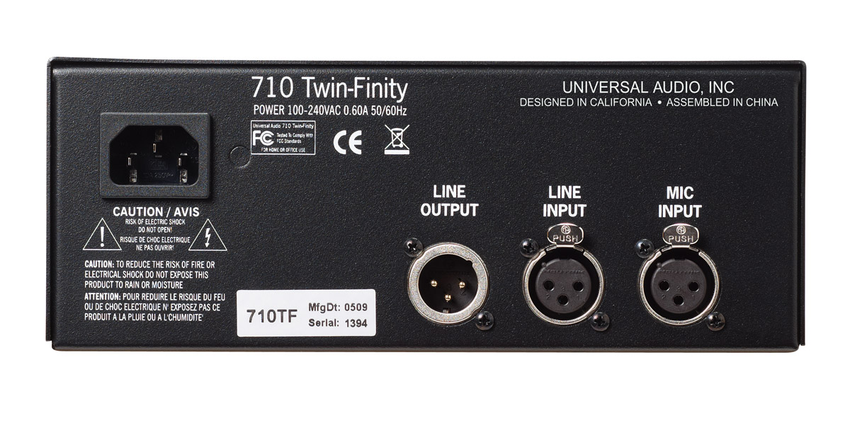 Universal Audio 710 Twin Finity - Preamplificador - Variation 1