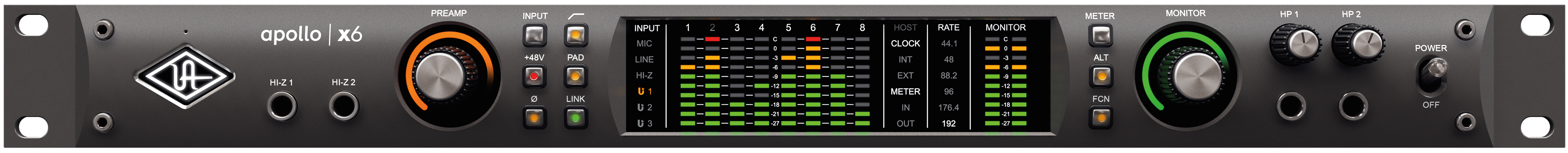 Universal Audio Apollo X6 - Interface de audio thunderbolt - Variation 7