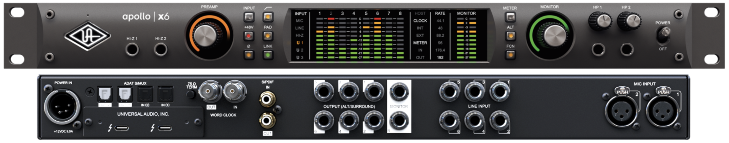 Universal Audio Apollo X6 - Interface de audio thunderbolt - Variation 4