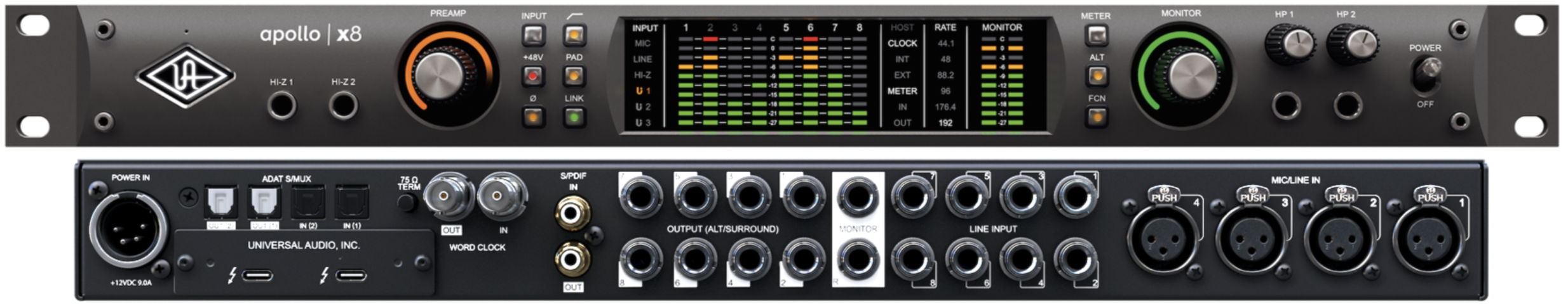 Universal Audio Apollo X8 - Interface de audio thunderbolt - Variation 4