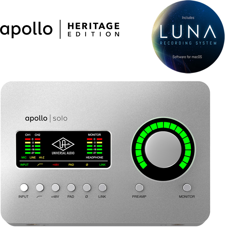 Universal Audio Apollo Solo Heritage Edition - Interface de audio thunderbolt - Main picture