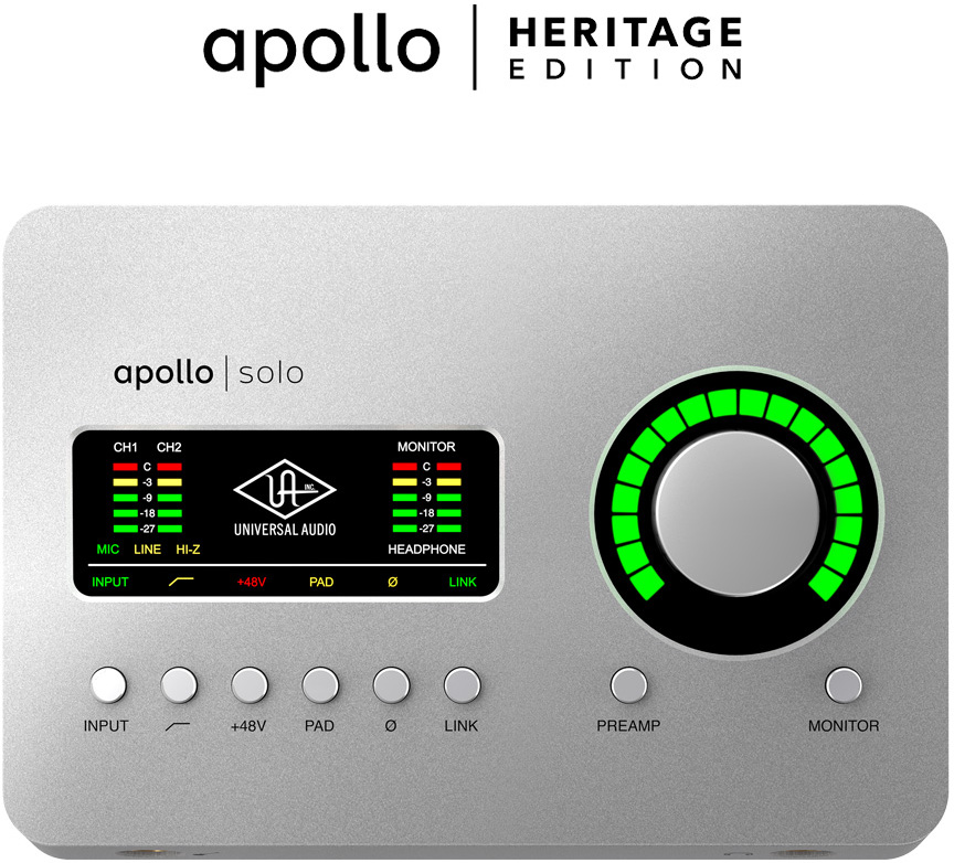 Universal Audio Apollo Solo Usb Heritage Edition - Interface de audio USB - Main picture