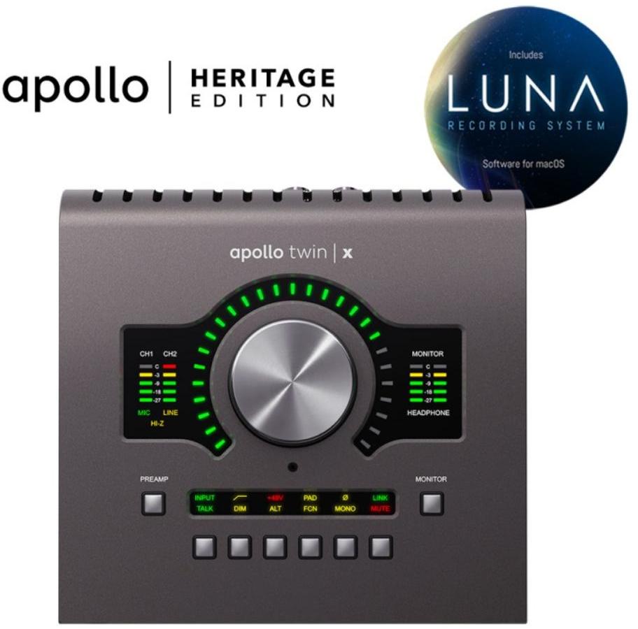 Interface de audio thunderbolt Universal audio Apollo Twin X Duo Heritage Edition