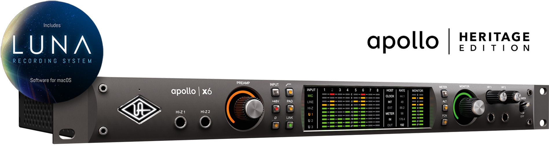 Universal Audio Apollo X6 Heritage Edition - Interface de audio thunderbolt - Main picture