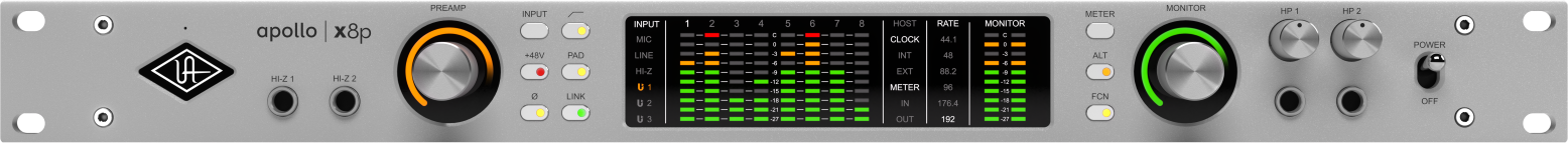 Universal Audio Apollo X8p Essentials+ - Interface de audio thunderbolt - Main picture