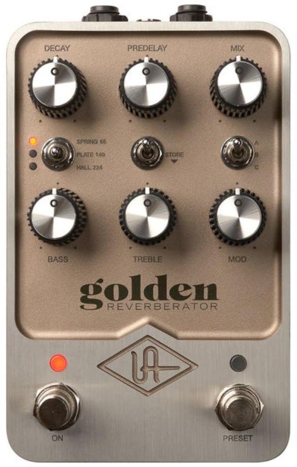 Pedal de reverb / delay / eco Universal audio UAFX Golden Reverberator