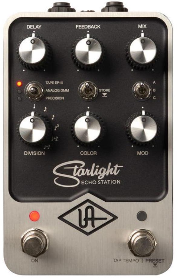 Pedal de reverb / delay / eco Universal audio UAFX Starlight Echo Station