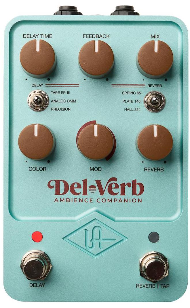 Pedal de reverb / delay / eco Universal audio UAFX DEL-VERB Ambience Companion