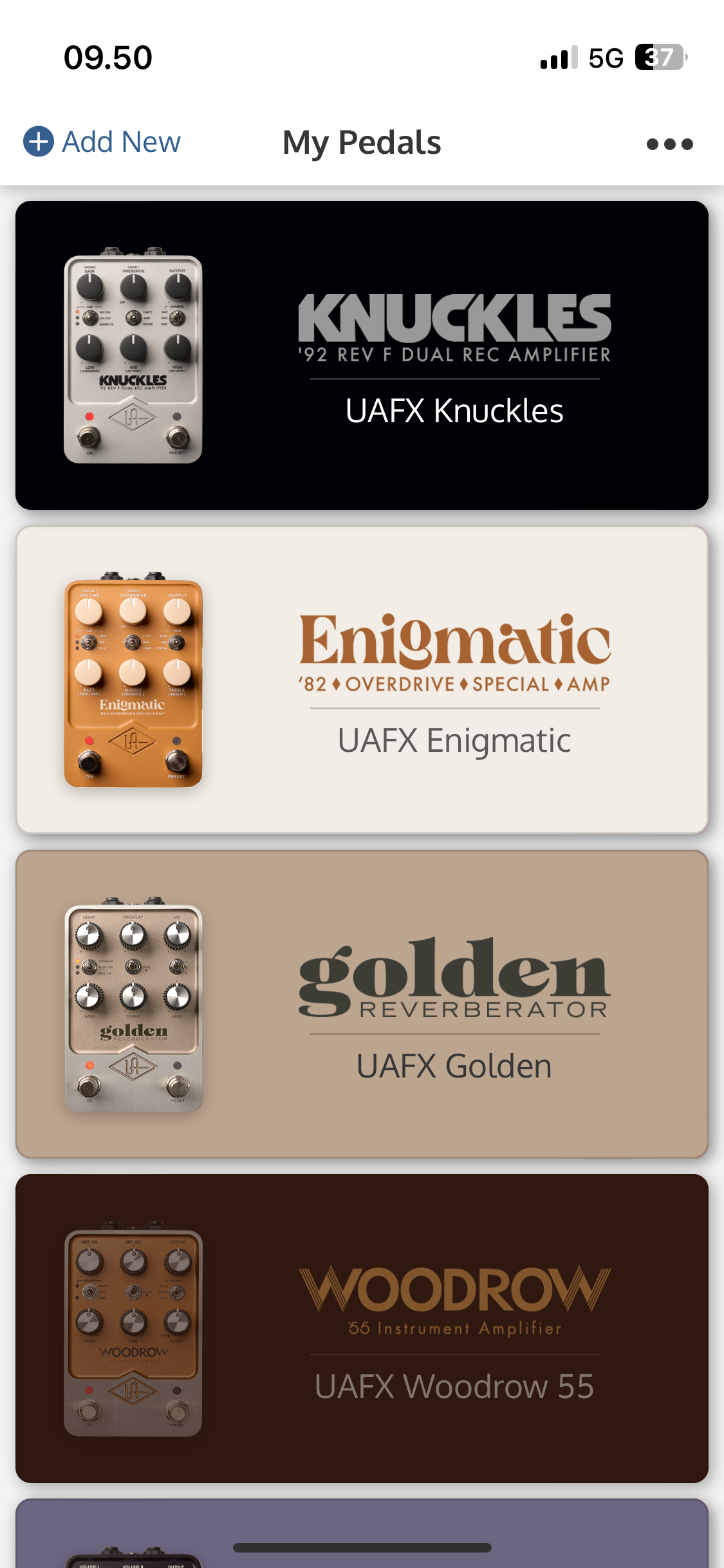 Universal Audio Uafx Knuckles '92 Rev F Dual Rec Amplifier - Pedal de volumen / booster / expresión - Variation 4
