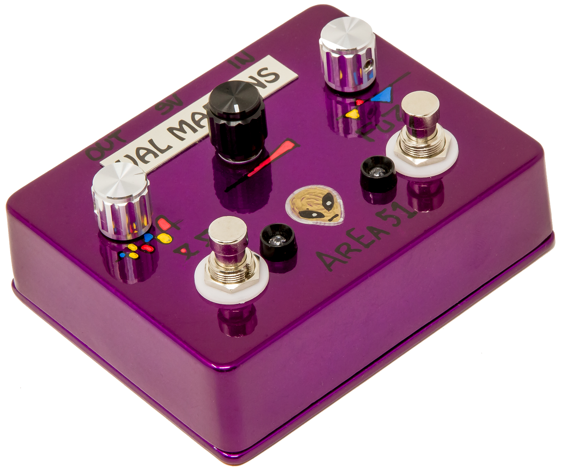 Val Martins Area 51 Octa Fuzz - Pedal overdrive / distorsión / fuzz - Variation 1