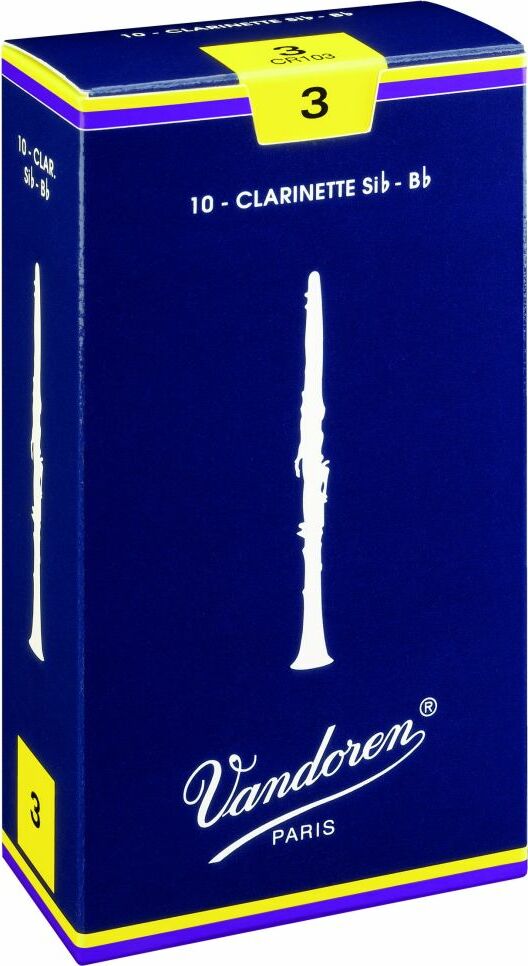 Vandoren Cr1015 Clarinette Sib N1.5 Boite De 10 - Caña para clarinete - Main picture