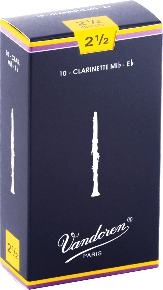 Vandoren Cr1125 Clarinette Mib Force 2,5 / Boite De 10 - Caña para clarinete - Main picture