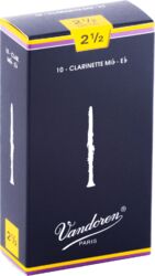 Caña para clarinete Vandoren CR1125 Clarinette Mib Force 2,5 (Box x10)
