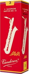 JAVA Filed Red Cut Saxophone Baryton n°3.5