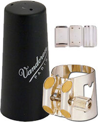 Cubierta para boquilla de clarinete Vandoren Optimum LC03P Ligature et Couvre Bec Clarinette Plastique