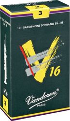 Caña para saxófono Vandoren 10 Reeds Soprano Saxophone n°4