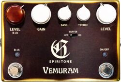 Pedal overdrive / distorsión / fuzz Vemuram Spiritone Char Signature