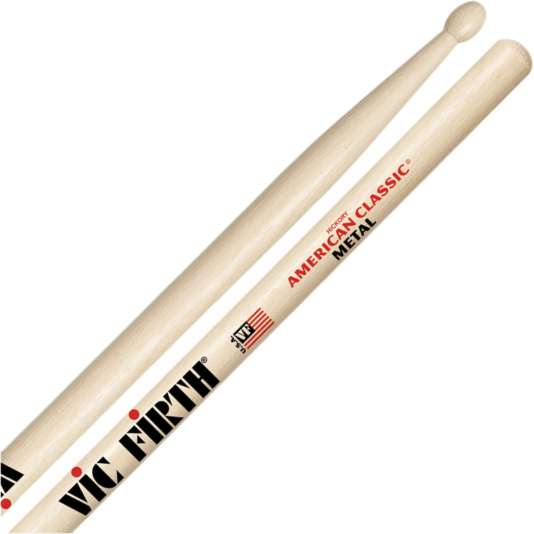 Vic Firth American Classic Metal Hickory - Baquetas para batería - Variation 2