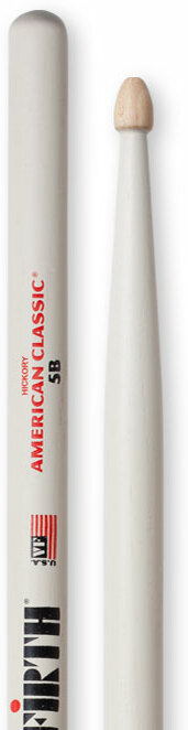Vic Firth American Classic 5b White - Baquetas para batería - Main picture