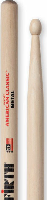 Vic Firth American Classic Metal Hickory - Baquetas para batería - Main picture