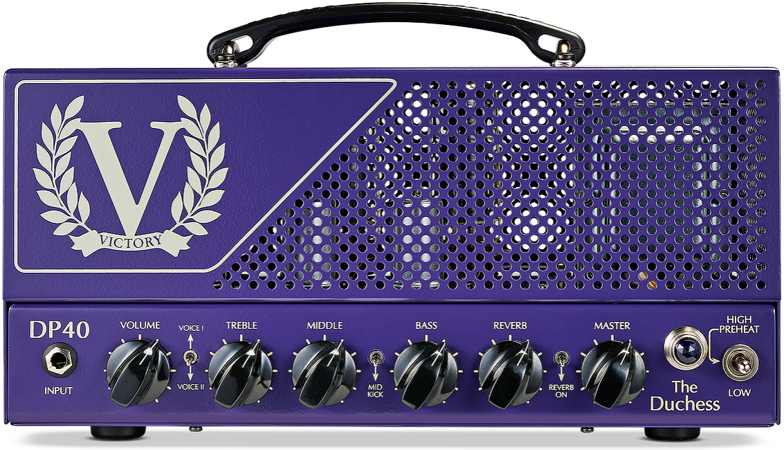 Victory Amplification Danish Pete Dp40 The Duchess Head 0,5/1,5/7/42w Purple - Cabezal para guitarra eléctrica - Main picture