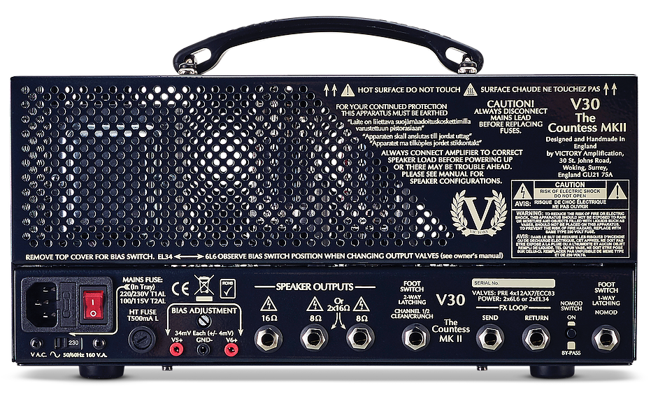 Victory Amplification V30h The Countess Head Mkii 6-42w - Cabezal para guitarra eléctrica - Variation 2
