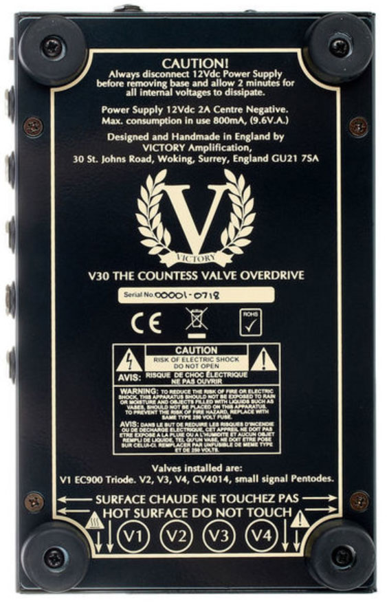 Victory Amplification V4 V30 The Countess Preamp A Lampes - Preamplificador para guitarra eléctrica - Variation 3