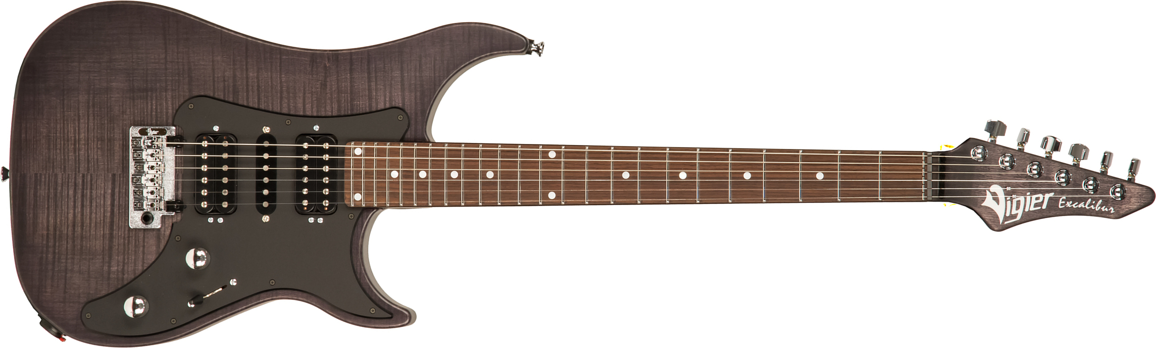 Vigier Excalibur Speciaal Hsh Trem Rw - Velour Noir - Guitarra electrica metalica - Main picture